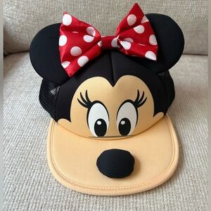 Disney Black and Red Minnie Mouse Hat